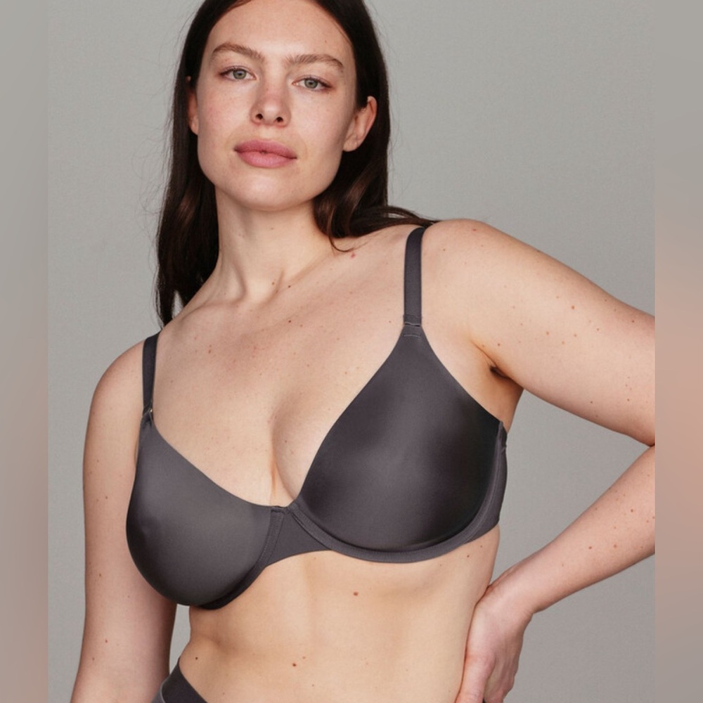 Cuup Women’s The Triangle Bra Slate (Size 38F)
